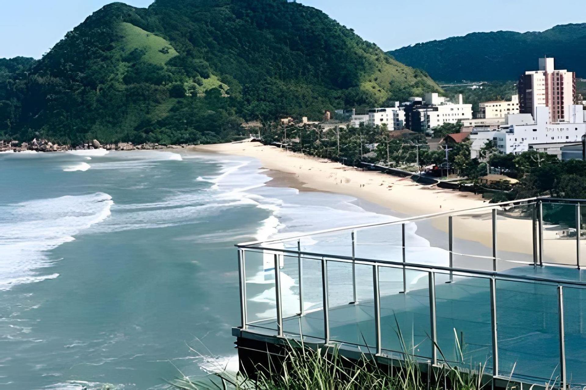 25C - Pe Na Areia Da Praia Do Tombo + Roupas De Cama + Vivo Fibra Guarujá Exterior foto