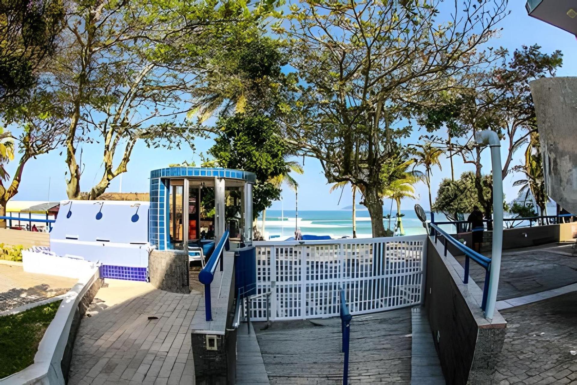 25C - Pe Na Areia Da Praia Do Tombo + Roupas De Cama + Vivo Fibra Guarujá Exterior foto